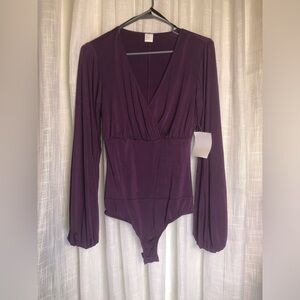 VENUS Purple Women's Bodysuit NWOT XS